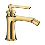 Baterie umywalkowe - Bateria bidetowa złota Armance Omnires - miniaturka - grafika 1