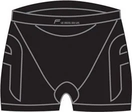 Fuse Bokserki damskie AllSeason Megalight 200 czarne r. L FSE-11-1202-7-3-0002 - Bielizna sportowa damska - miniaturka - grafika 1