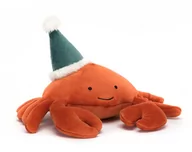 Maskotki i pluszaki - MASKOTKA JELLYCAT Celebration Krab w czapce - 16 cm - miniaturka - grafika 1