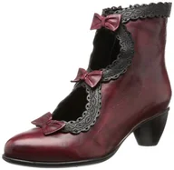 Kozaki damskie - Everybody 960951 damskie kozaki z półcholewką, czerwony Sangria, 44 EU - miniaturka - grafika 1