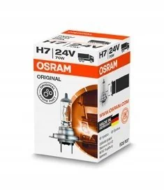 ŻARÓWKA H7 24V 70W PX26d HALOGEN OSRAM ORYGINAL - Żarówki samochodowe - miniaturka - grafika 1