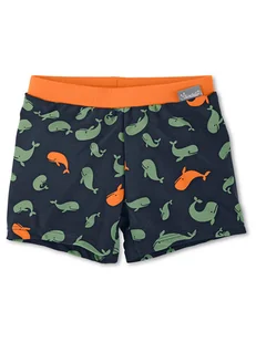 Sterntaler Szorty kąpielowe "Whale" w kolorze granatowym - Body dla niemowląt - miniaturka - grafika 1
