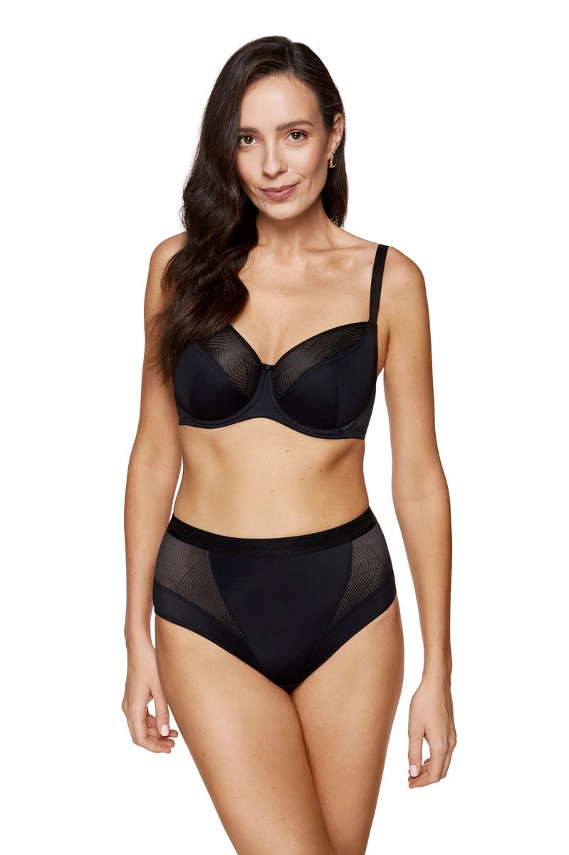 Gorteks Biustonosz Laurel miękki Czarny 90 F