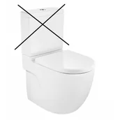 Miski WC - Roca A34224LS00 MERIDIAN Miska WC Rimless 60 cm wersja przy$504cienna BTW o/podw$505jny Supraglaze$506 - miniaturka - grafika 1