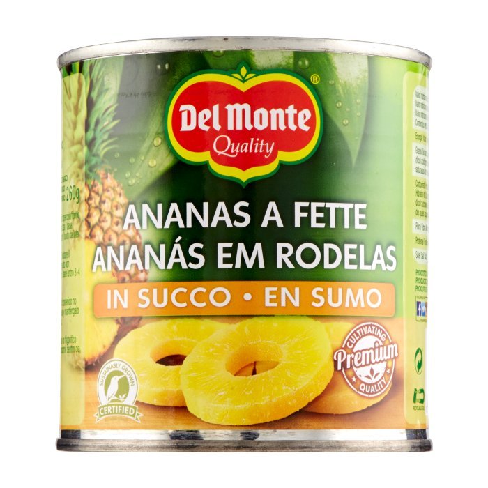 Ananas w syropie a Fette in sciroppo 435g - Del Monte