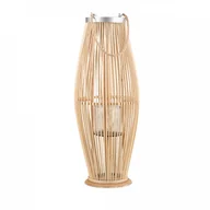 Poduszki ogrodowe - Beliani Lampion jasne drewno 72 cm TAHITI - miniaturka - grafika 1