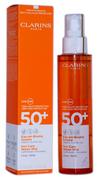 Balsamy i kremy do opalania - Clarins Water Mist UVA/UVB SPF 50 Olejek do opalania 150ml - miniaturka - grafika 1