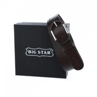 Paski - Skórzany pasek damskie II675014 80cm brązowy - miniaturka - grafika 1