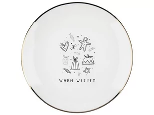 Talerz deserowy porcelanowy Florina Carmella 20 cm - Talerze - miniaturka - grafika 1