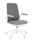 Fotele i krzesła biurowe - -10% z kodem MARZYCIEL - Krzesło biurowe obrotowe Easy White Szare, dla dziecka - miniaturka - grafika 1