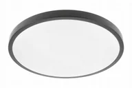 Lampy sufitowe - Plafon Atol czarny Led 32W 2560lm 3000K 400mm 240V IP54 LD-ATOL32W-WW-10 - miniaturka - grafika 1