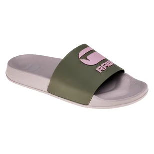 Damskie Klapki G-STAR RAW CART III CTR W GST2141-026207-9664 – Zielony - Klapki i japonki damskie - miniaturka - grafika 1