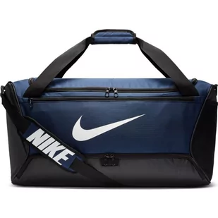 Nike, Torba sportowa, BA5955 410 Brasilia M Duffel, granatowy, 61x33x30cm - Torby sportowe - miniaturka - grafika 1