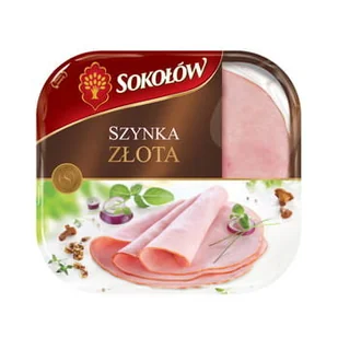Szynka złota 500g Sokołów - Pasztet i przetwory mięsne - miniaturka - grafika 1