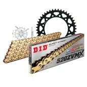Części motocyklowe - Zestaw łańcuchów DID stal 520ZVM-X / 108 bez końca do Honda SLR FX Vigor 650 ccm rok prod. 1996-2000 - miniaturka - grafika 1