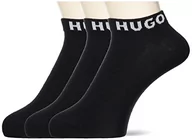 Skarpetki damskie - HUGO Męskie skarpety 3P AS UNI CC 3-pak z logo, czarny (Black1), 43-46 EU - miniaturka - grafika 1