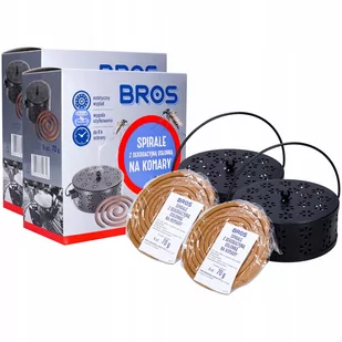 BROS SPIRALA NA KOMARY 12 SZTUK + STALOWA OSŁONKA - Zwalczanie i odstraszanie szkodników - miniaturka - grafika 1
