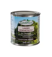 Oczka wodne - Lakier zewnętrzny do tarasów, płotów, pergoli SPEKTRUM "Klasyczne wenge" 250 ml - miniaturka - grafika 1