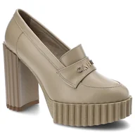 Półbuty damskie - Carinii, Półbuty, B8012_-R77-000-000-F10 Beż, rozmiar 38 - miniaturka - grafika 1