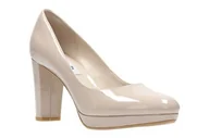 Półbuty damskie - Kendra Sienna E [nude patent] - rozmiar 41 - miniaturka - grafika 1