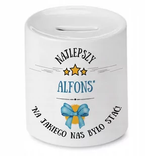 Skarbonka Dla Alfonsa na Urodziny na Prezent z Nadrukiem ze Zdjęciem - Skarbonki - miniaturka - grafika 1