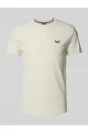 Koszulki męskie - T-shirt z wyhaftowanym logo - Superdry - miniaturka - grafika 1