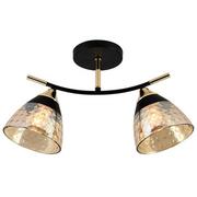 Lampy sufitowe - Czarno-złoty żyrandol glamour - A251-Arix - miniaturka - grafika 1