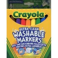 Przybory szkolne - Crayola Flamastry super spieralne 8 sztuk - miniaturka - grafika 1