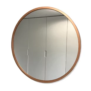 Lustro łazienkowe ścienne Faneco Scandi miedziane 800 x 800 mm - Lustra - miniaturka - grafika 1