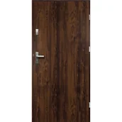 Drzwi zewnętrzne - Isoxa Drzwi zewnętrzne stalowe wejściowe Nova Orzech 90 Prawe - miniaturka - grafika 1