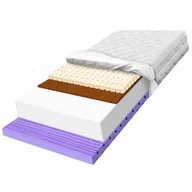 Materace - Materac 120x200 piankowy dla dziecka hipoalergiczny lateks i kokos H2 15 cm - miniaturka - grafika 1