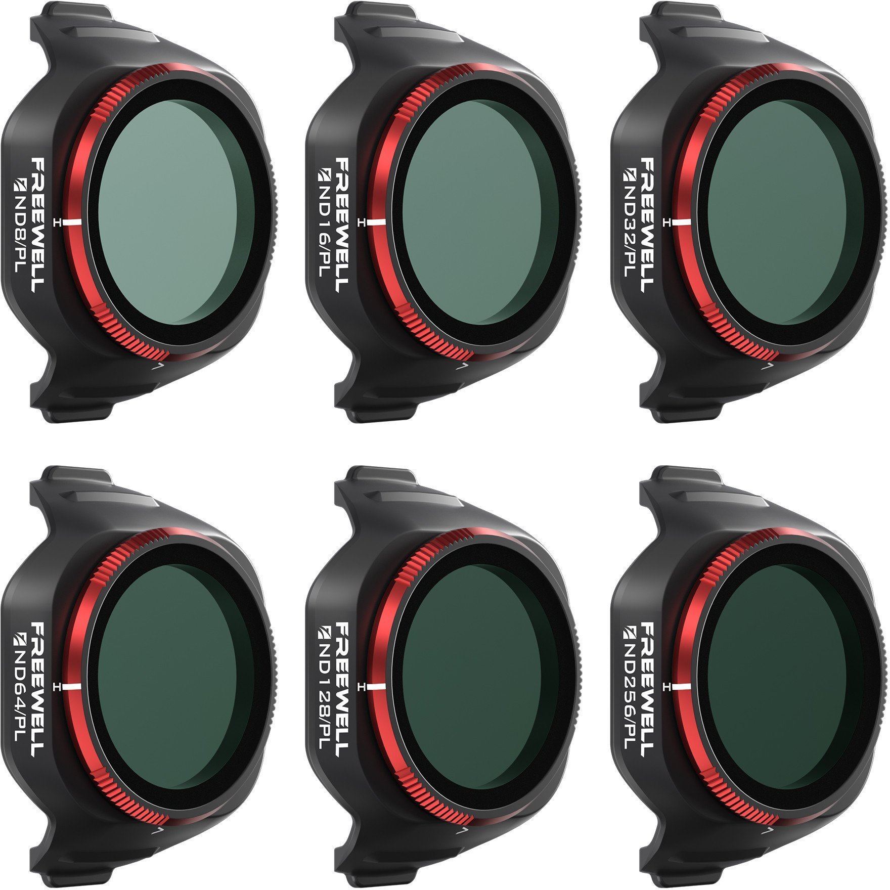 Freewell Zestaw filtrów Mini 5 Pro Filters Bright Day 6 szt. ND8/PL ND16/PL ND32/PL ND64/PL ND128/PL ND256/PL