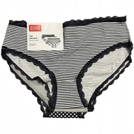 Majtki damskie - Majtki figi damskie 3-pak z koronkowym wykończeniem bawełna r. L Cleve - miniaturka - grafika 1