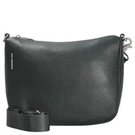 Torebki damskie - Mandarina Duck Mellow Leather Hobo, Damski, Rozmiar uniwersalny, Skarab - miniaturka - grafika 1