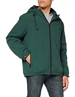 Kurtki męskie - Urban Classics Męska kurtka z kapturem Easy Jacket, zielony (Bottlegreen 02245), XS - grafika 1