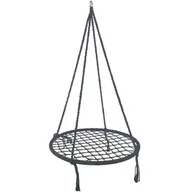 Huśtawki - Royokamp Huśtawka  Hamak ażurowy 80cm szary 1031453 - miniaturka - grafika 1