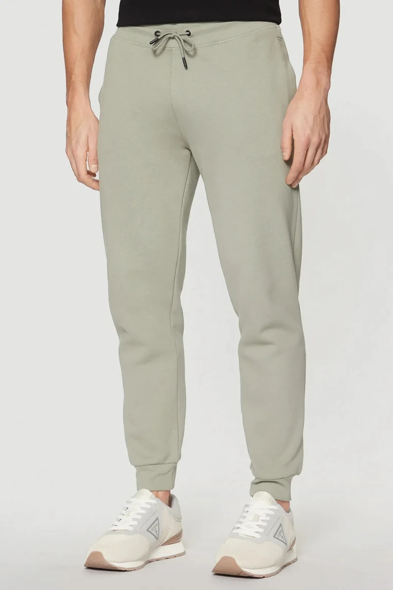 GUESS Zielone męskie spodnie Aldwin XL