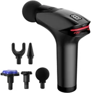 Masażery - Pistolet do masażu pleców ciała nóg masażer mocny massage gun 5 końcówek - miniaturka - grafika 1