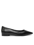 Baleriny - Tommy Hilfiger Baleriny Th Pointy Ballerina FW0FW08291 Czarny - miniaturka - grafika 1