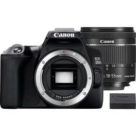 Canon EOS 250D + 18-55 IS STM + akumulator LP-E17 (3454C022) Czarny - Aparaty Cyfrowe - miniaturka - grafika 1