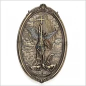 Dewocjonalia - IKONA ŚW MICHAŁ Z KRZYŻEM VERONESE WU77390A4 - miniaturka - grafika 1