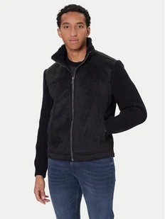 Guess Kurtka z imitacji skóry M5BR79 Z5570 Czarny Regular Fit - Kurtki męskie - miniaturka - grafika 1