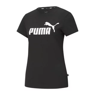 Koszulki i topy damskie - Puma, Koszulka damska, ESS Logo Tee, czarna (58677401), rozmiar M - grafika 1