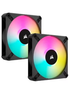 Corsair iCUE AF140 RGB ELITE - Black - 2-pack - - Wentylatory komputerowe - miniaturka - grafika 1