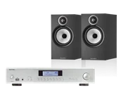 Zestawy stereo - Rotel A12 MKII (srebrny) + 606 S3 (czarny) - miniaturka - grafika 1