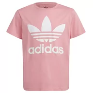 Koszulki sportowe damskie - Koszulka adidas Originals Trefoil Tee HK0259 - różowa - miniaturka - grafika 1