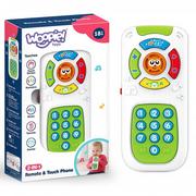 Zabawki interaktywne dla dzieci - Woopie Lumarko Moj Pierwszy Telefon Edukacyjny Pilot Interaktywny 2w1 40840 Lek - miniaturka - grafika 1