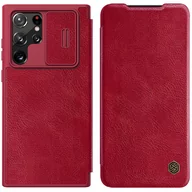 Etui i futerały do telefonów - Nillkin Etui QIN Pro do Samsung Galaxy S22 Ultra (Czerwone) NILETQINPS22U.RED - miniaturka - grafika 1