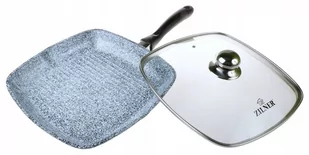 Patelnia Marmurowa Grillowa 28cm Indukcja 7068 - Patelnie - miniaturka - grafika 1