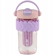 Shakery i bidony sportowe - BUTELKA NA WODĘ Z USTNIKIEM BIDON Z WKŁADEM NA OWOCE DO SZKOŁY 700 ml KITE - miniaturka - grafika 1